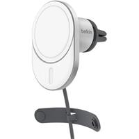 Belkin BOOST CHARGE (Qi2) MagSafe držák do auta, 15W, šedý