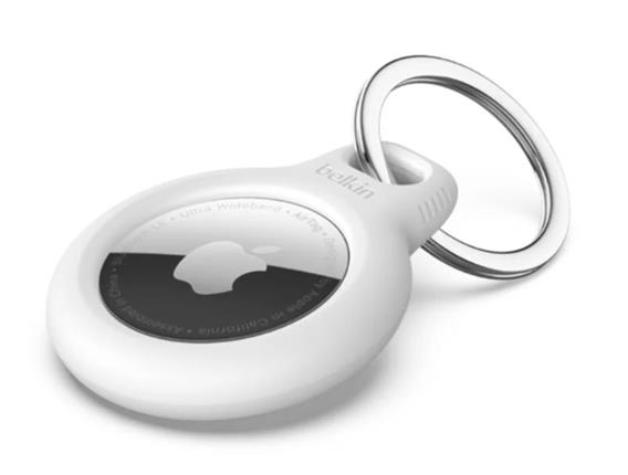 Belkin Secure holder pouzdro na AirTag s kroužkem bílé
