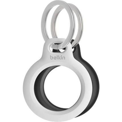 Levně Belkin Secure holder pouzdro na AirTag s kroužkem černé/bílé (dual pack)