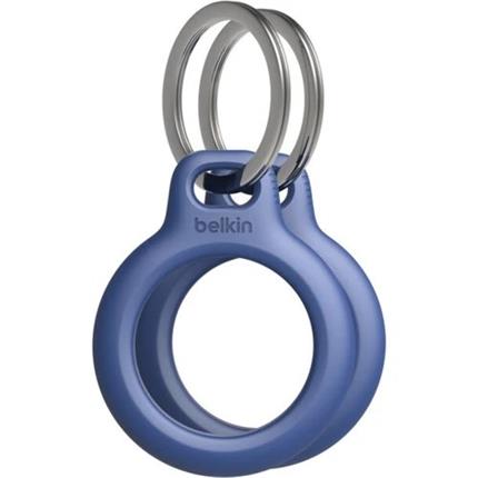 Levně Belkin Secure holder pouzdro na AirTag s kroužkem modré (dual pack)