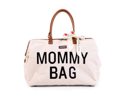 Childhome Přebalovací taška Mommy Bag Teddy Off White