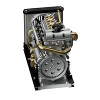 Čtyřválcový vznětový motor Teching DM115