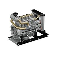Čtyřválcový vznětový motor Teching DM115