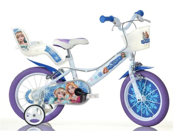 Levně Dětské jízdní kolo Dino Bikes 144GLN SNOW QUEEN 14" dívčí