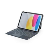 Epico Backlit Keyboard Case iPad 10,9" (2022)-Čeština/Šedá