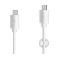 FIXED dlouhý nabíjecí kabel USB-C (PD) 15W bílý