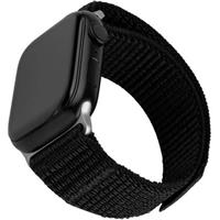 FIXED Nylon Sporty Strap řemínek Apple Watch 42/44/45mm, černý