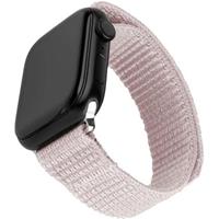FIXED Nylon Sporty Strap řemínek Apple Watch 42/44/45mm, růžově zlatý