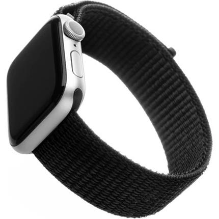 Levně FIXED Nylon Strap nylonový pásek pro Apple Watch 38/40/41mm černý