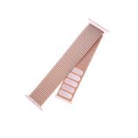 FIXED Nylon Strap nylonový pásek pro Apple Watch 38/40/41mm růžově zlatý