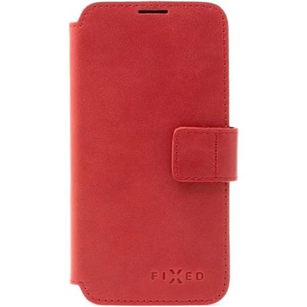 FIXED ProFit kožené pouzdro Apple iPhone 12 Pro Max červené