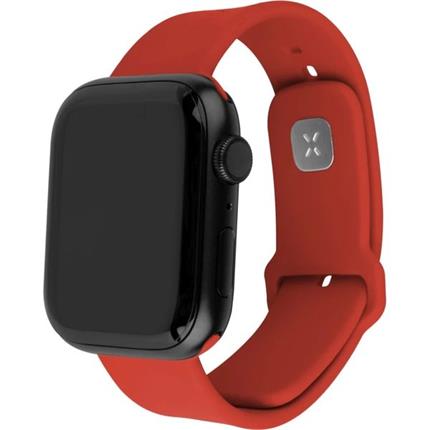 FIXED set silikonových řemínků Apple Watch 38/40/41mm červený