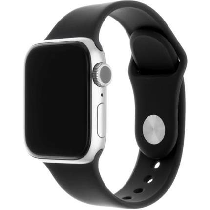 Levně FIXED Silicone Strap silikonový řemínek set Apple Watch 38 mm/40 mm černý