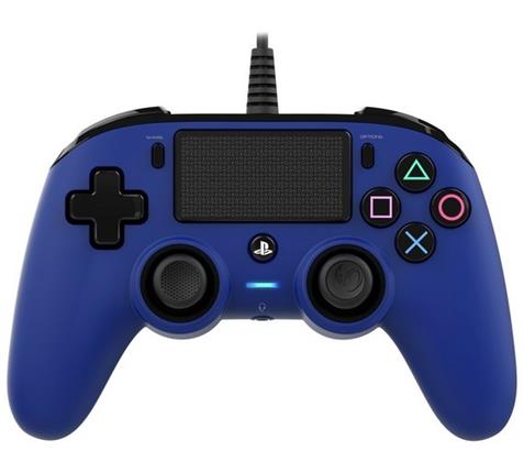 Levně Gamepad Nacon Compact Controller Blue (PS4)