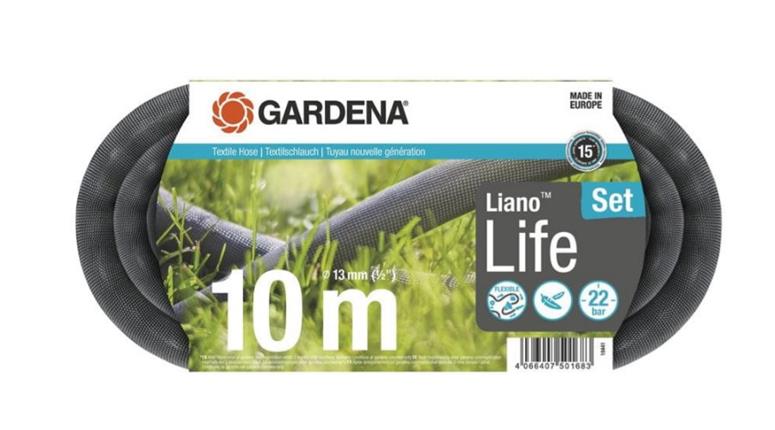 Levně Gardena 18441-20 textilní hadice Liano Life 10 m – sada