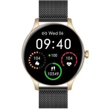 Levně Garett Smartwatch Classy zlato-černá