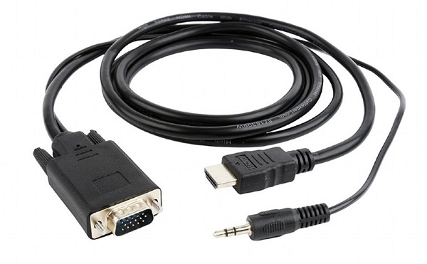 Levně GEMBIRD Redukce HDMI -> VGA + audio, 1,8m