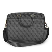 GUESS PU 4G Metal Logo Computer Bag 15-16" šedá