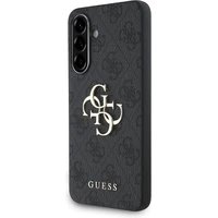 Guess PU 4G Metal Logo kryt Samsung Galaxy A36 šedý