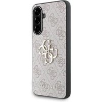 Guess PU 4G Metal Logo kryt Samsung Galaxy A56 růžový