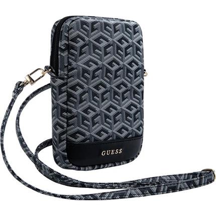 Guess PU G Cube Wallet Phone Bag Zipper černý
