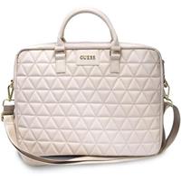 Guess Quilted brašna pro 15" notebook růžová