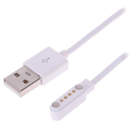 HELMER nabíjecí kabel k hodinkám Helmer LK 710/ LK 709/ LK 706/ vstup 5V/ 60cm/ bílý