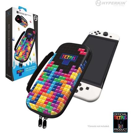Hyperkin Official Tetris EVA Hard Shell Carrying Case pro Nintendo Switch (Tetrimino Stack)