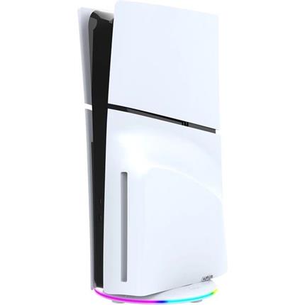 iPega P5S025S Vertikální Stojan s RGB pro PS5 Slim bílý