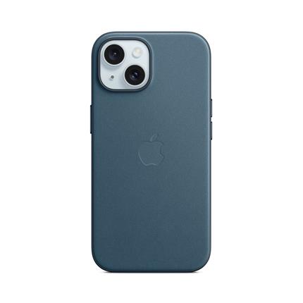 iPhone 15 FineWoven Case with MagSafe - Pacific Blue