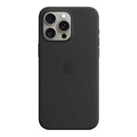 iPhone 15 Pro Max Silicone Case with MagSafe - Black