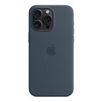 iPhone 15 Pro Max Silicone Case with MagSafe - Storm Blue