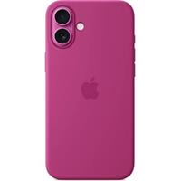 iPhone 16 Plus Silicone Case with MS - Fuchsia