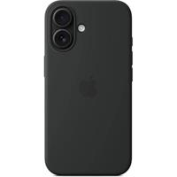 iPhone 16 Silicone Case with MS - Black
