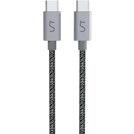 iWant 240W USB-C na USB-C kabel 2 m vesmírně šedý