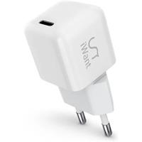 iWant 30W GaN mini síťová USB-C nabíječka pro iPhone 14 Pro / 14 Pro Max