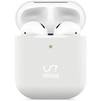 iWant AirPods 2.generace ultra-tenké pouzdro bílé