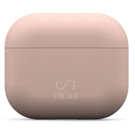 Levně iWant AirPods 3.generace ultra-tenké pouzdro světle růžové