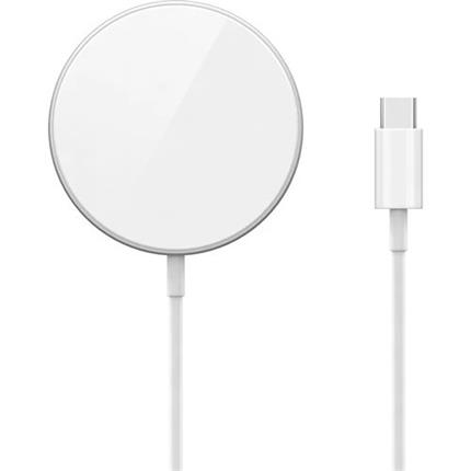 Levně iWant MagSafe iPhone nabíječka + 20W USB-C adaptér stříbrná