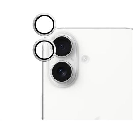 iWant ochrana čoček na kameru Apple iPhone 16/16 Plus stříbrná