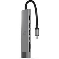 iWant Type-C Hub 7v1 Multimedia, vesmírně šedý