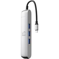 iWant Type-C Slim Hub 6v1, stříbrný