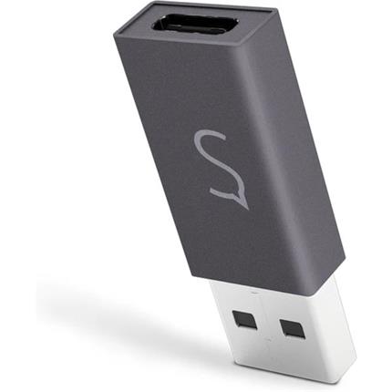 iWant USB-A / USB-C redukce na klíče vesmírně šedá
