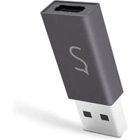 iWant USB-A / USB-C  redukce na klíče vesmírně šedá