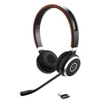 Jabra Evolve 65 SE červeno-černá