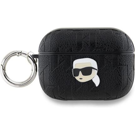 Karl Lagerfeld PU Embossed Karl Head pouzdro AirPods Pro 2 černé