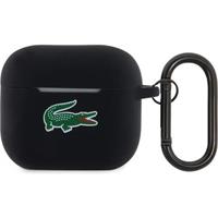 Lacoste Liquid Silicone Croc Logo pouzdro AirPods 3 černé