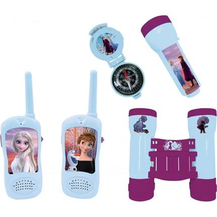 Lexibook set 3v1 Frozen (vysílačky, dalekohled, baterka)