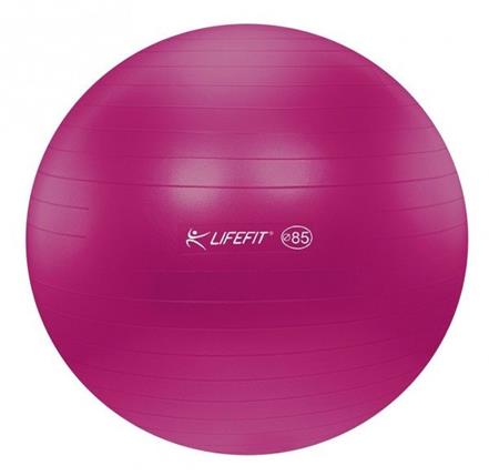 Levně LifeFit Anti-Burst 85 cm, bordó gymnastický míč