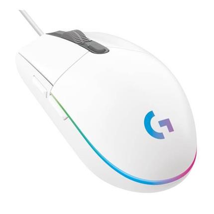 Logitech G203 LIGHTSYNC myš bílá